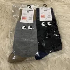 新品UNIQLO ANYA HINDMARCH ソックス 23-25 2足セット