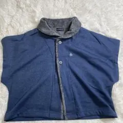 Munsingwear マンシングウェア リバースムートン無地 ベスト ネイビー