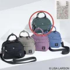LISA LARSONリサラーソン ショルダーバッグ お財布バックエコバッグ付のサムネイル