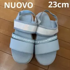 NUOVO 23cm キッズサンダル　水色