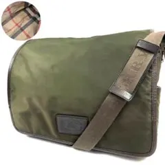 BURBERRY バーバリー A4 ノバチェック メッセンジャーバッグ カーキのサムネイル