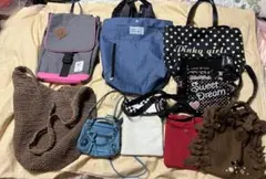 Anello Western IT グレー ピンク リュック・リラックマリュック