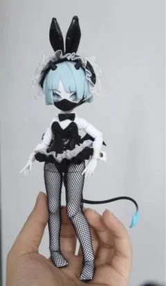 悪魔角バニーガール 1/8 1/12 ドール服アウトフィットCooze BJD用