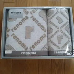 renoma PARIS バスタオル とフェイスタオルのセットのサムネイル