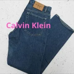 Calvin Klein デニムパンツ 定番スタイル着痩せ　オールド古着のサムネイル