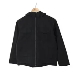 ユニクロ×ホワイトマウンテニアリング　ウォームパデットパーカー　キッズ　ブラック