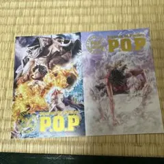 ワンピース　ONE PIECE 麦わらストア　購入特典pop ポストカード