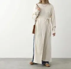 BASERANGE ベースレンジ SHAW FLEECE リブワンピース Wのサムネイル