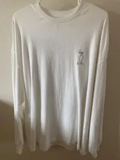 kutir ホワイト 長袖カットソー プリントTシャツのサムネイル