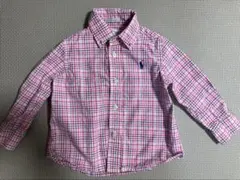 Ralph Lauren ボタンダウンシャツ ピンク　80サイズ