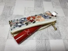 インド刺繍リボン　ミニポーチのサムネイル