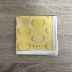 CELINE ハンカチ 黄色 大判