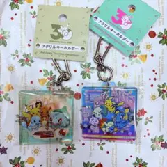 ポケモン Pokémon 30周年 アクリルキーホルダー　2点セット