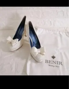 BENIR ウェディングシューズ アイボリー37