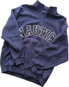 NAUTICAハーフジップ　トレーナー