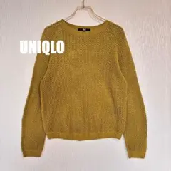 UNIQLO ユニクロ 3D メッシュ クルーネック セーター 長袖 ニット M