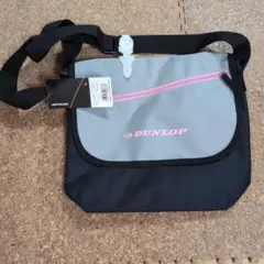 DUNLOP ショルダーバッグ グレー/ブラック