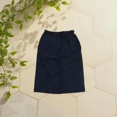 古着【ヴィンテージ】80s　90s 黒　タイトスカート 織り柄 レトロ