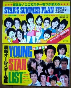 ★超お宝！昭和レトロ希少品！ ★ 昭和アイドル名鑑完全保存版　2冊セット