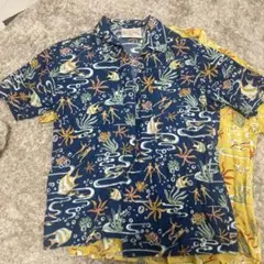 けいおん アロハシャツ 総柄シャツ - メルカリ