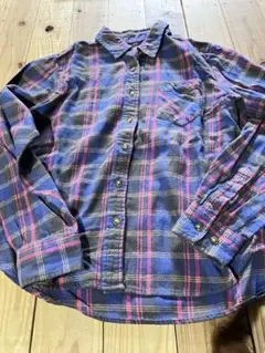 WEGO BROWNY チェック柄 長袖シャツのサムネイル