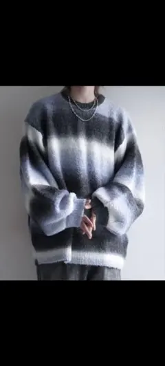 cussilハイファンクショナルニット ワイドバルーンスリーブ L