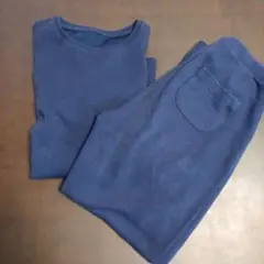 UNIQLO AIRism パジャマセット 160　紺