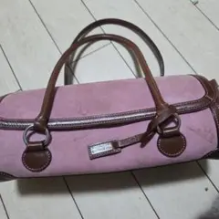 JILLSTUART ハンドバッグ スエード ピンク ブラウンのサムネイル