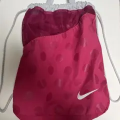 NIKE ナップザック ピンク 水玉
