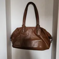 COACH コーチ♥ブラウンレザー♥トートバッグ♥F17220