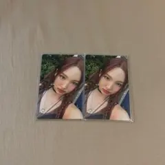 TWICE ツウィ tzuyu サイン入りチェキ enemy セット　トレカ 即日匿名発送】TWICE ENEMY ツウィ封入トレカコンプリート2セット