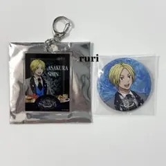 サカモトデイズ⁠ ⁠ 朝倉シン⁠ ⁠ アモカフェ アクキー⁠ ⁠缶バッジ