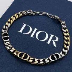 Christian Dior ブレスレット　アイコン　喜平　シルバー　ゴールド