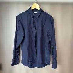 GU ネイビー 長袖シャツ XL