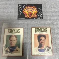 ストレンジャーシングス　ポテトスナック　ステッカー　7.11.14 セット