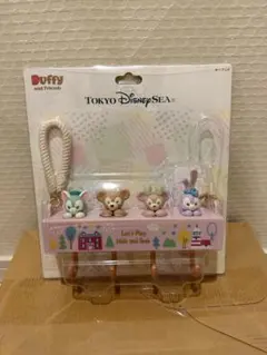 新品　ダッフィー　フレンズ　マルチホルダー　キーフック　ふち子　5種 新品 ダッフィー フレンズ マルチホルダー キーフック ふち子 5種
