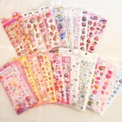 1枚110円！格安 選べる ウォーター 硬い シャカシャカ 3Dシール ！