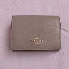 コーチ ミニ財布 三つ折財布 オリガミ スモール トライフォールド レディース