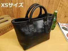 ☆XSサイズ☆カモフラ迷彩柄レザーのミニトートバッグ!日本製ブラック姫路レザー