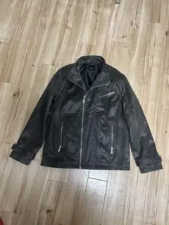 00s buffalo bobs leather jacket v系 アーカイブ - メルカリ