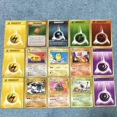 ポ*K様 【希少】旧裏 ポケモンカード 15枚セット なみのりピカチュウ など