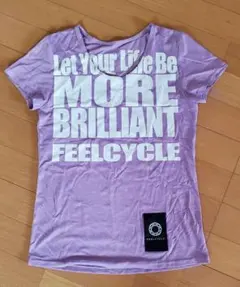 FEELCYCLE VネックTシャツ Sサイズ ラベンダー