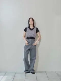 todayful Fringe Knit Bustie