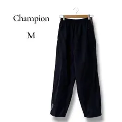 Champion レディース　ナイロンジャージ　パンツ　ネイビー　Mサイズ