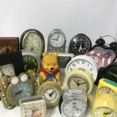 昭和レトロ　置き時計　時計　3台　ジャンク扱いです 2026年最新】置き時計 昭和レトロの人気アイテム - メルカリ