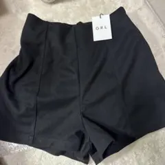GRL ハイウエストショートパンツ[ru1479] ブラックのサムネイル