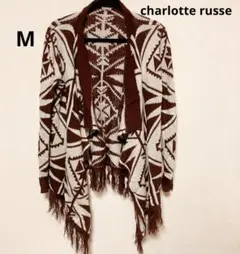 charlotte russe 海外古着✨幾何学模様 ストール 【M】レディース