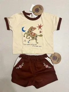 しまむら Heidi vintage セットアップ 80サイズ 新品タグ付き