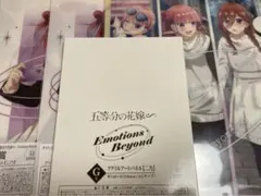 五等分の花嫁　アクリルアートパネル　クリアファイル　G賞　二乃　きゃらっとくじ