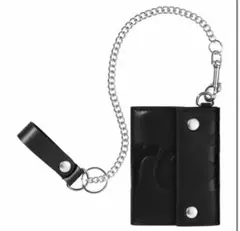 supreme Leather Chain Wallet Black 26ss - メルカリ